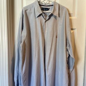 Mens Ralph Lauren Long Sleeve Button Down Classic Fit Size 4XLT Tall